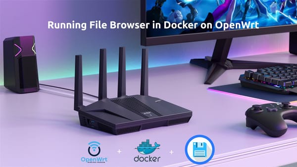 Gl.iNet Flint 2: Running File Browser in Docker